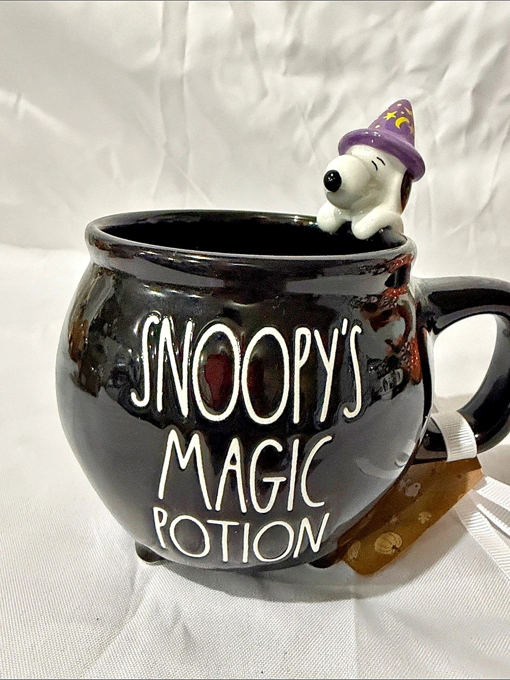 Peanuts Snoopy's Magic Potion mug Black & Purple NWT Mug